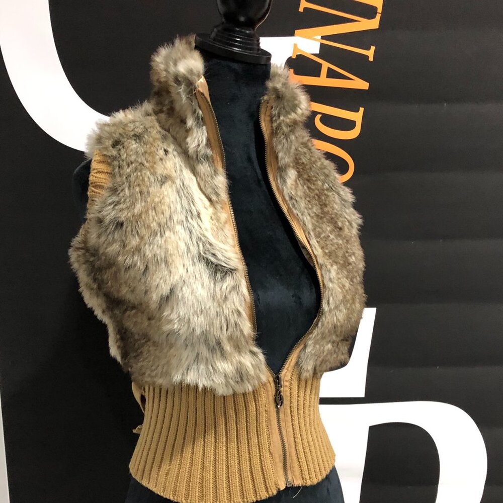 Guess Khaki Vest with Belt